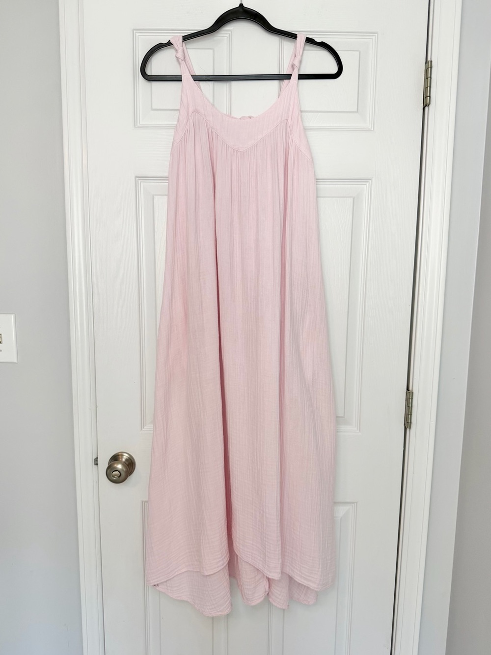 Xirena Size M • Pink Gauze Midi Dress Pocket.